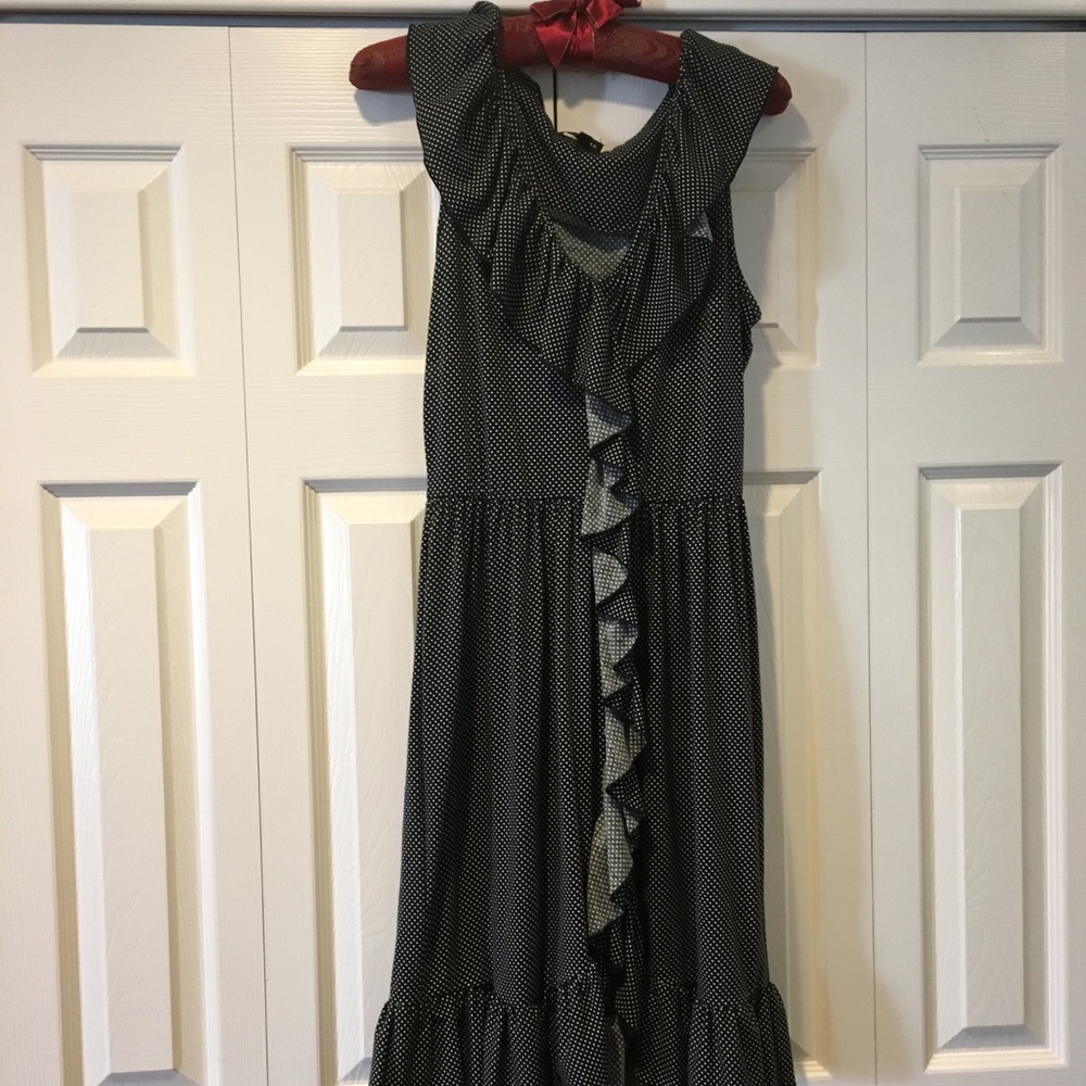 Black & White Polka Dot Dress! Size Medium!